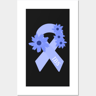 IBS awareness ribbon Posters and Art